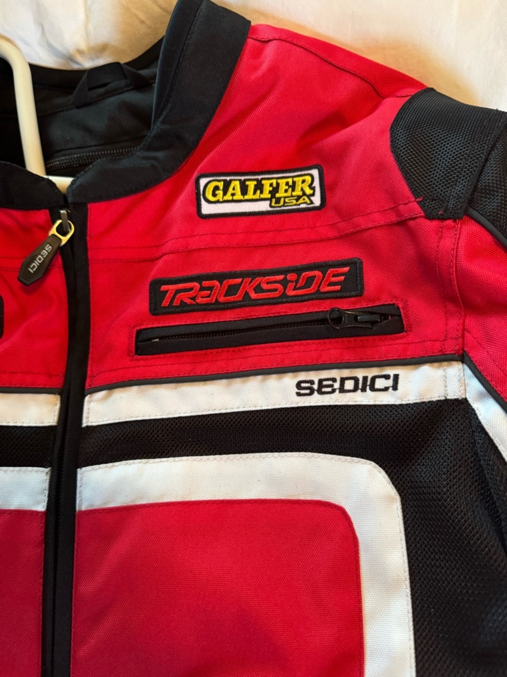 Men's Red and Black Performance Racing Jacket - Picture 5 of 5